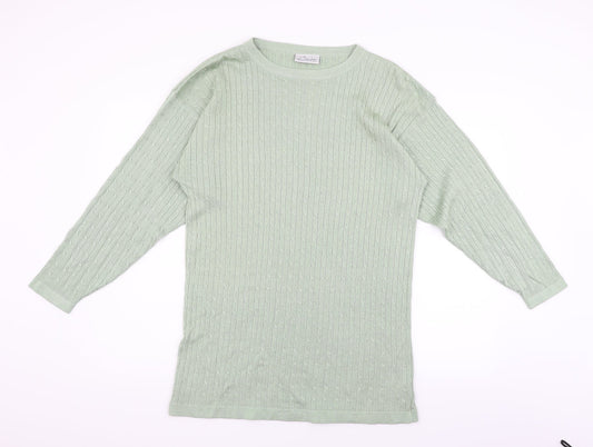J Taylor Womens Green   Jumper Dress  Size M