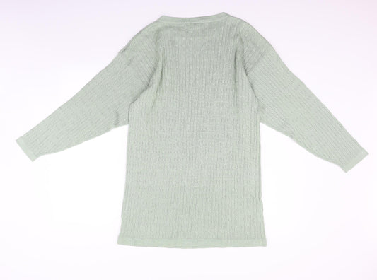 J Taylor Womens Green   Jumper Dress  Size M