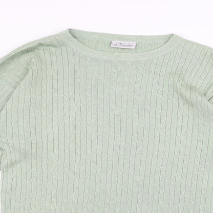 J Taylor Womens Green   Jumper Dress  Size M