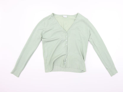 Amartanto Womens Green   Cardigan Jumper Size 12