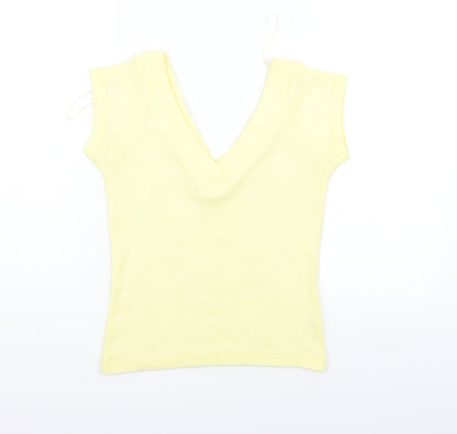 Preworn Womens Yellow   Vest Jumper Size L