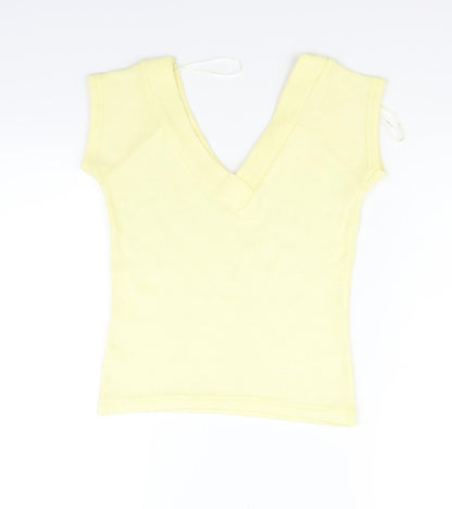 Preworn Womens Yellow   Vest Jumper Size L