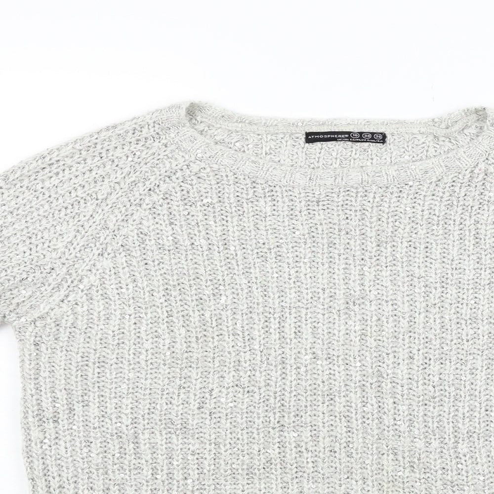 Atmosphere Womens Beige   Pullover Jumper Size 10