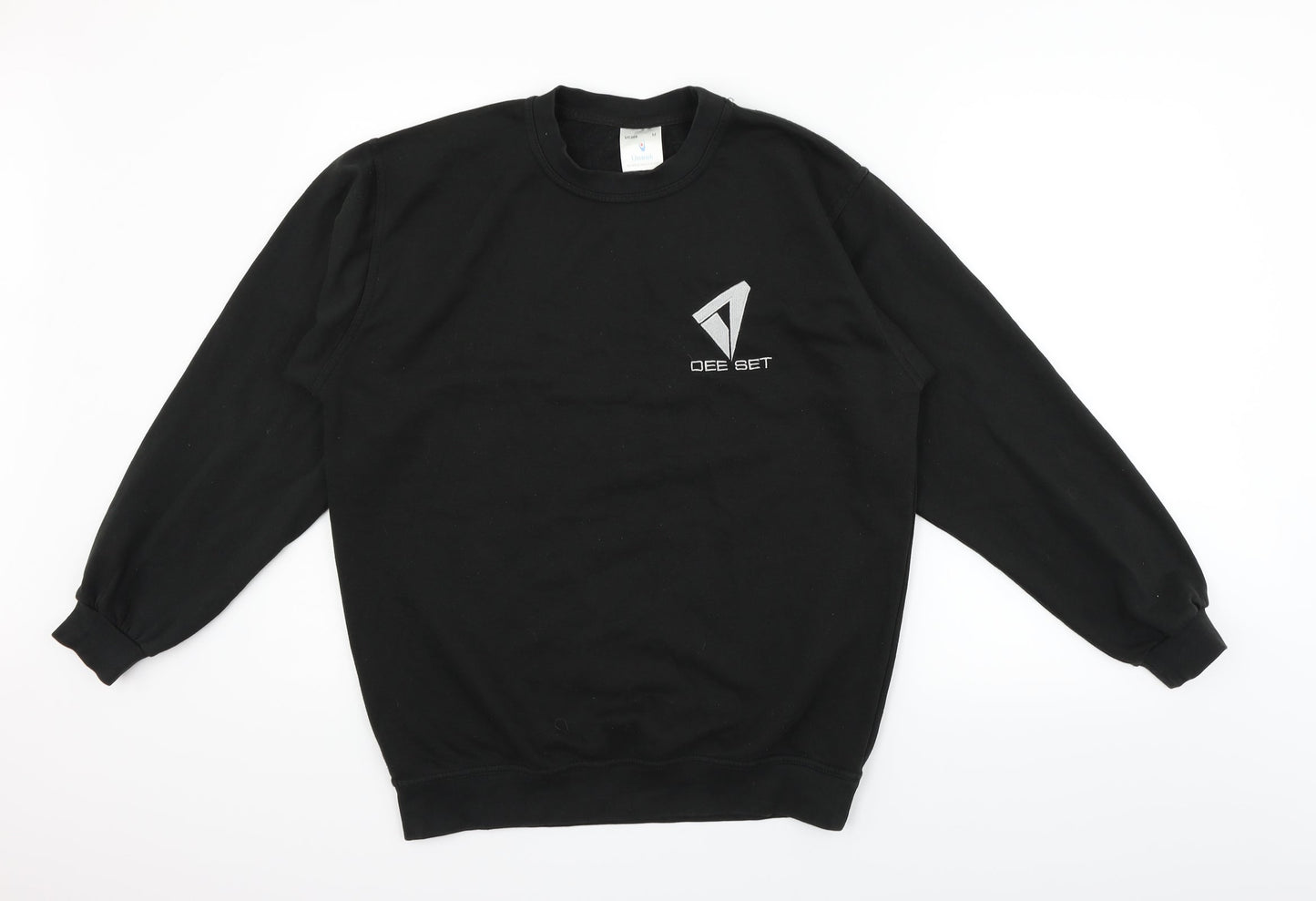 Uneek Mens Black   Pullover Jumper Size M