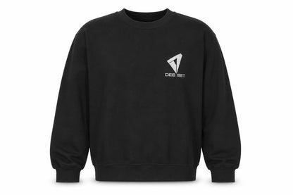Mens UK Size M Uneek Black Pullover Jumper