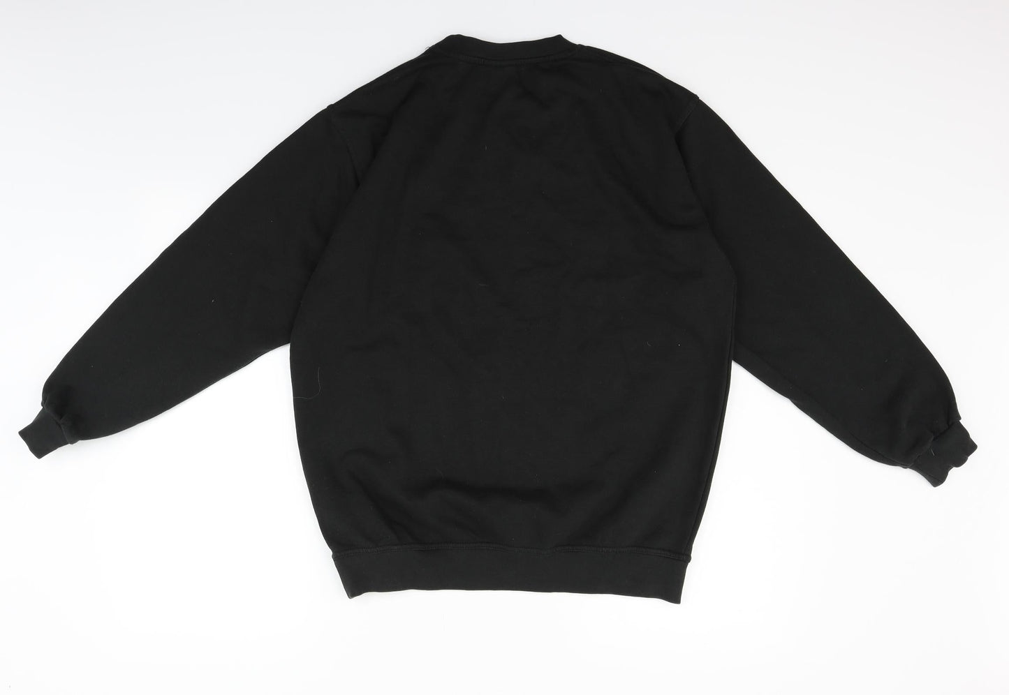Uneek Mens Black   Pullover Jumper Size M