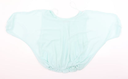 Womens UK Size 10 Select Blue Basic Blouse