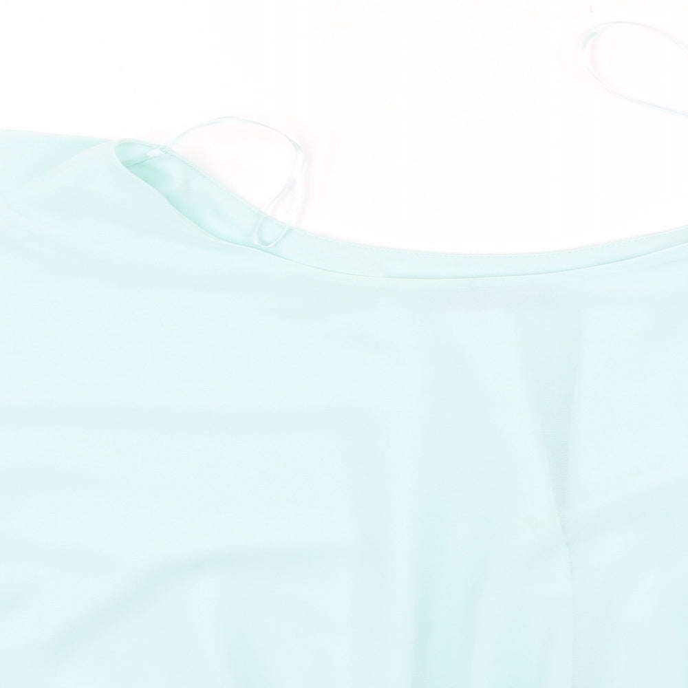 Womens UK Size 10 Select Blue Basic Blouse