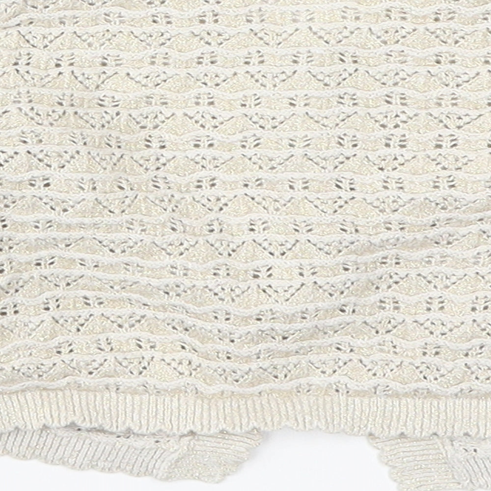 Mini Club Boys Beige   Cardigan Jumper Size 9-10 Years
