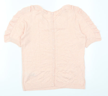 Marks & Spencer Womens Pink   Pullover Jumper Size 8