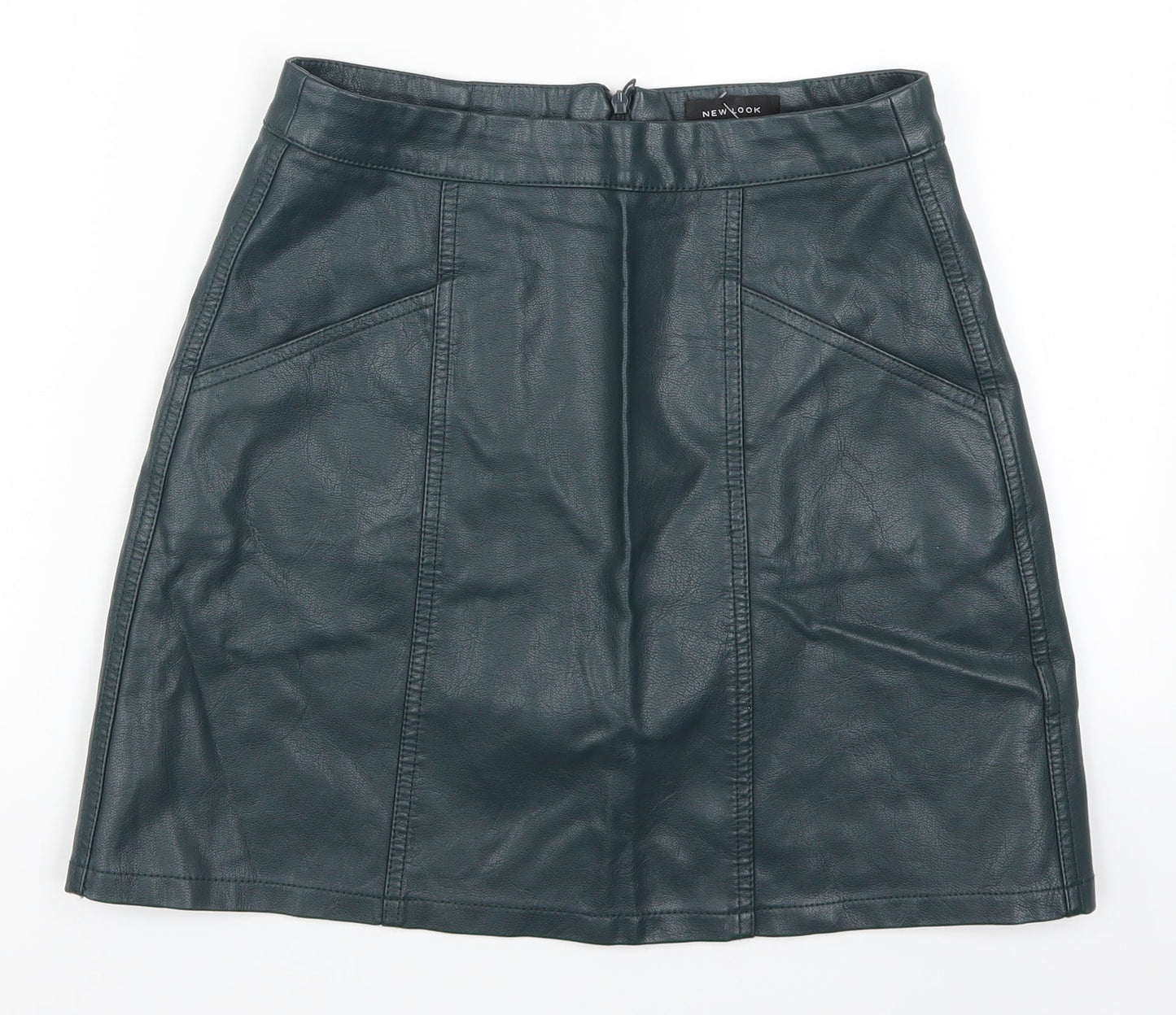 New Look Womens Green   A-Line Skirt Size 8