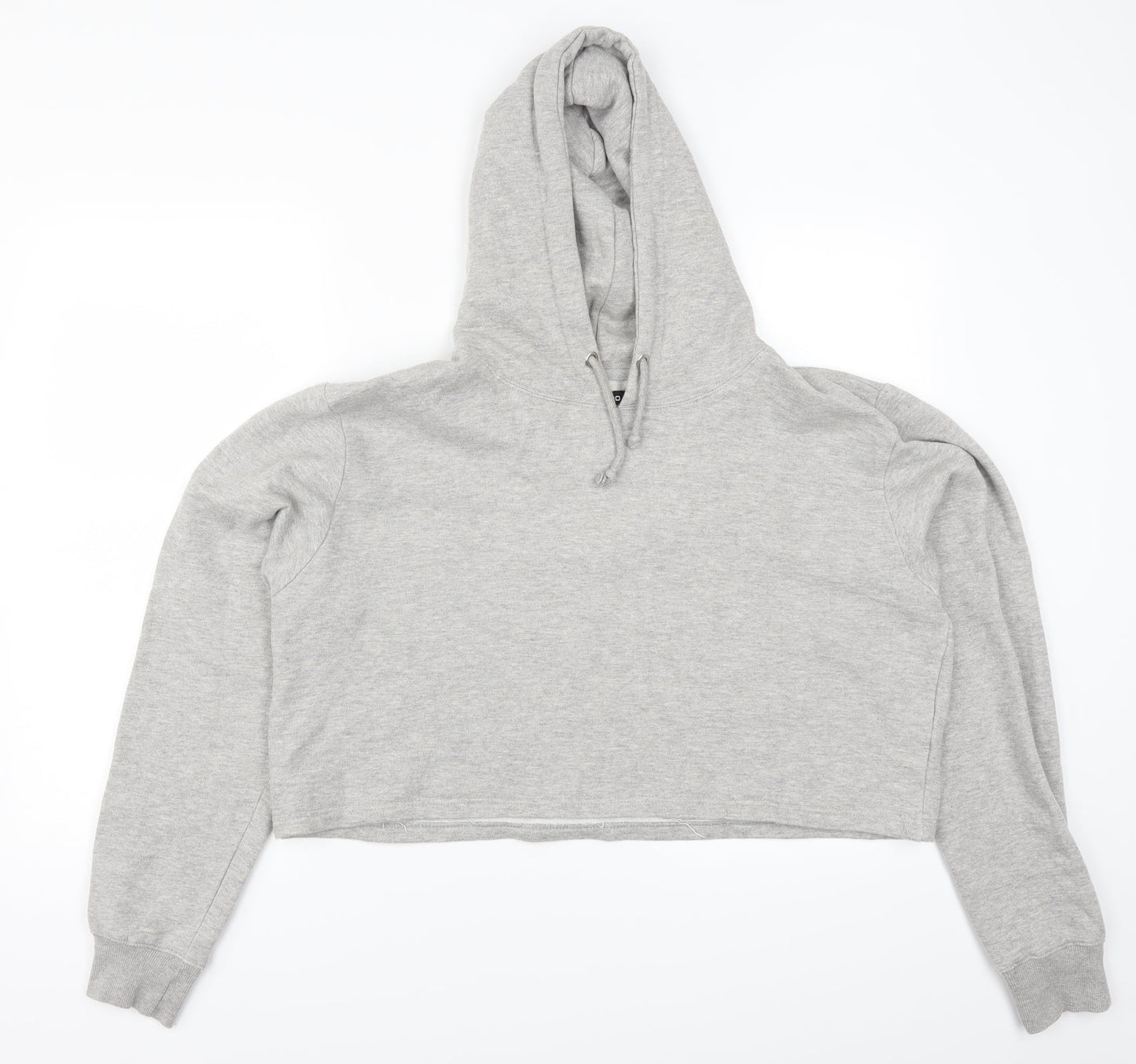 Boohoo Womens Grey   Pullover Hoodie Size 16