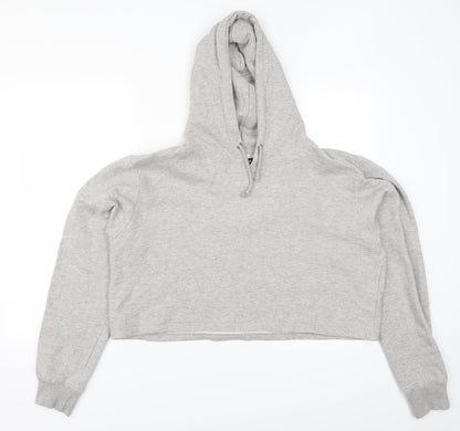Boohoo Womens Grey   Pullover Hoodie Size 16