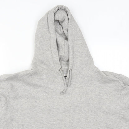Boohoo Womens Grey   Pullover Hoodie Size 16