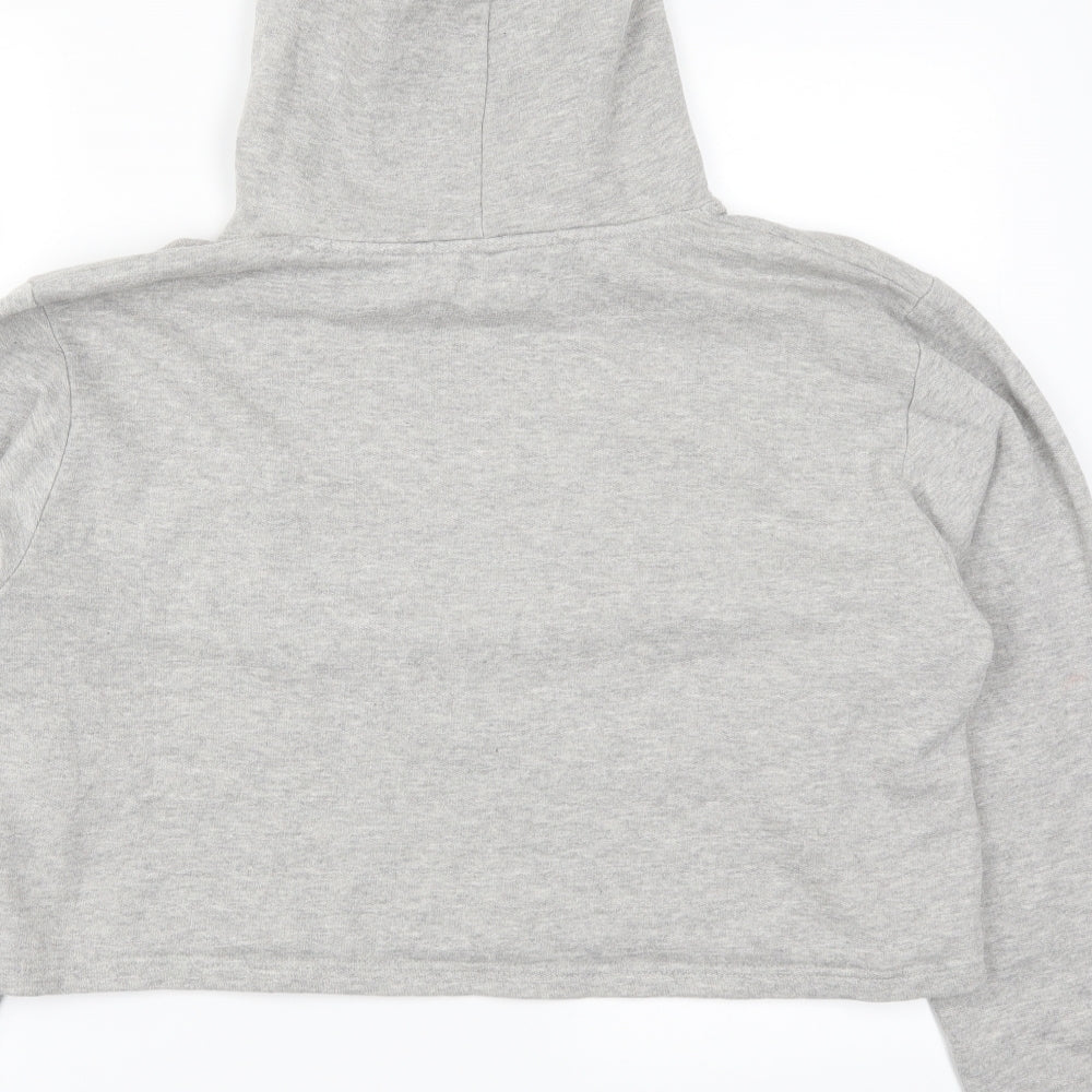 Boohoo Womens Grey   Pullover Hoodie Size 16