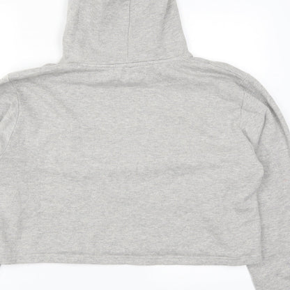 Boohoo Womens Grey   Pullover Hoodie Size 16