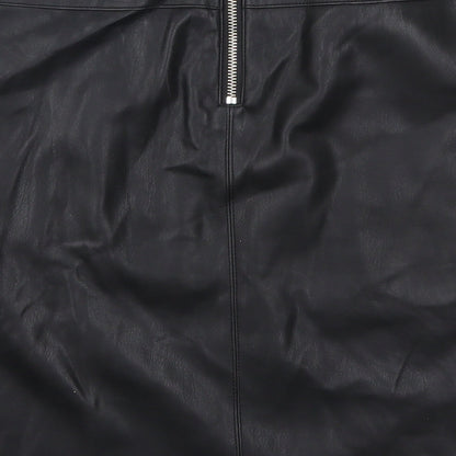 Dorothy Perkins Womens Black   A-Line Skirt Size 8