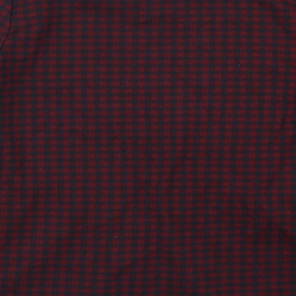 Womens UK Size S Zara Red Basic T-Shirt