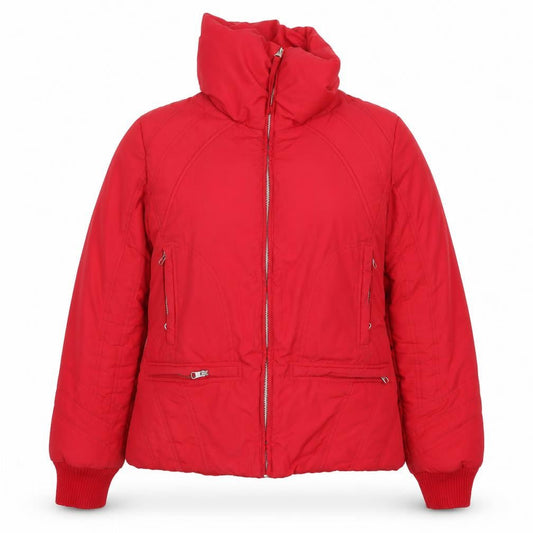 Womens UK Size L MNG Red Quilted Coat