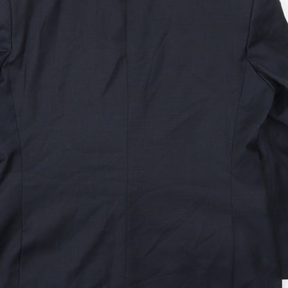 Mens UK Size 40 Karl Jackson Regular Blue Suit Jacket