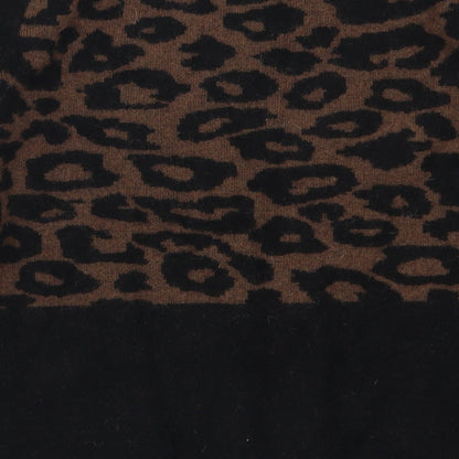 Country Casuals Womens Brown Animal Print  Pullover Jumper Size M