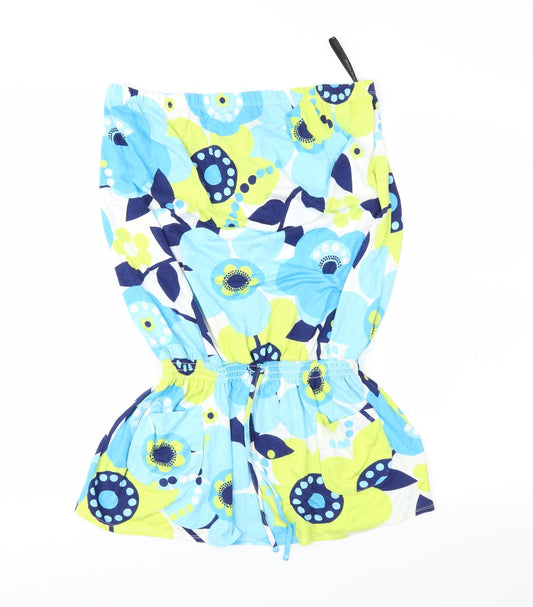 Dorothy Perkins Womens Blue Floral  Fit & Flare  Size 14