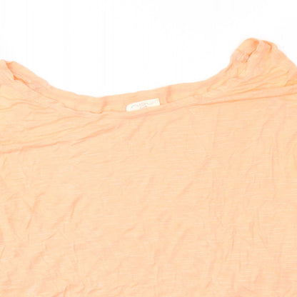 Womens UK Size 10 New Look Orange Basic Blouse