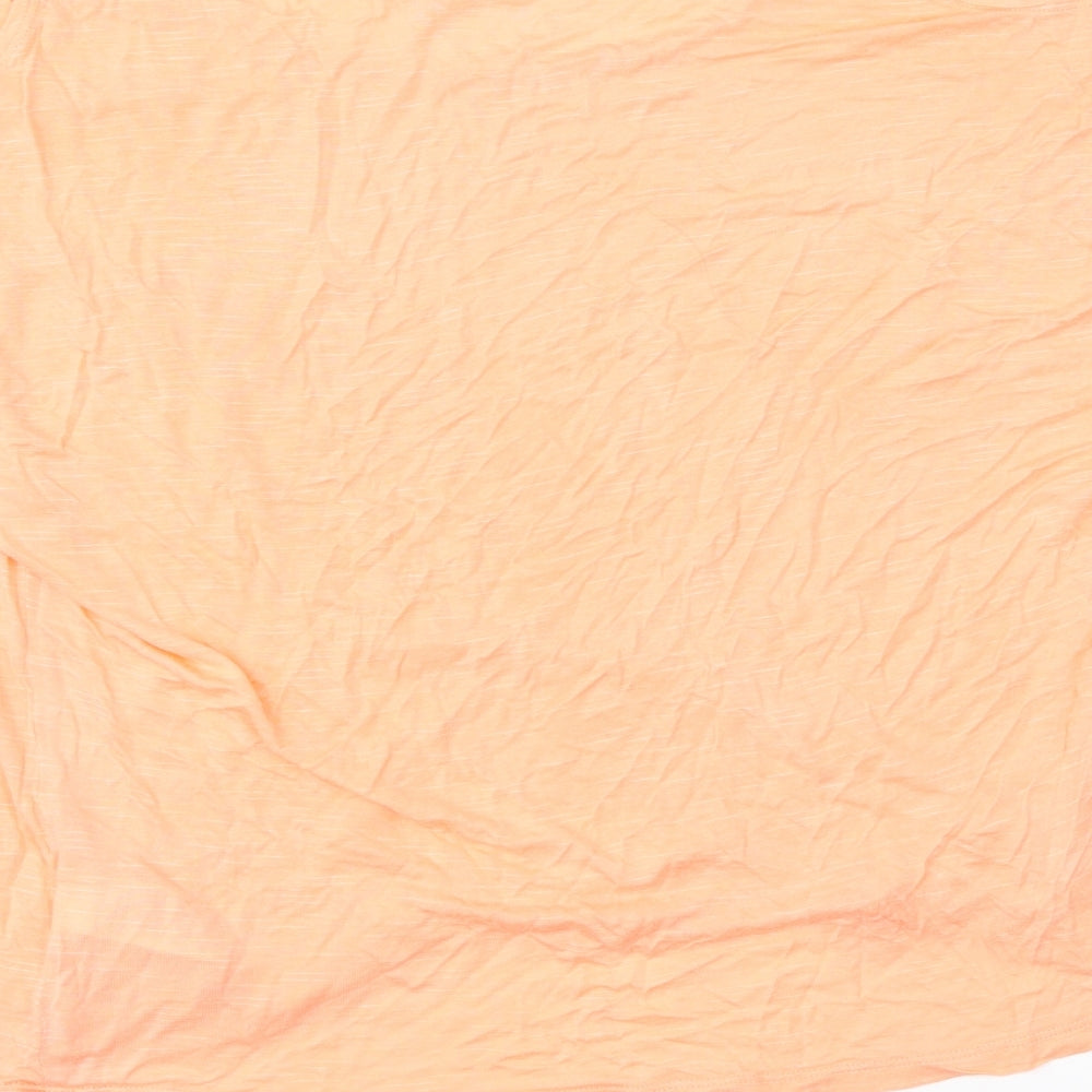 Womens UK Size 10 New Look Orange Basic Blouse