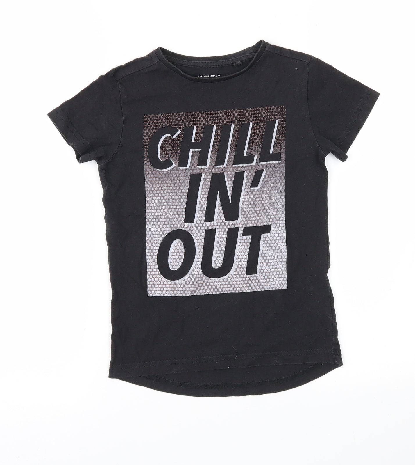 NEXT Girls Black   Basic T-Shirt Size 5 Years
