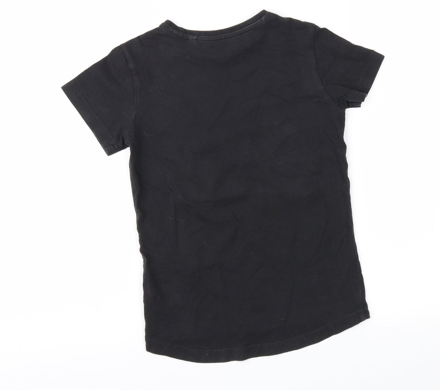 NEXT Girls Black   Basic T-Shirt Size 5 Years
