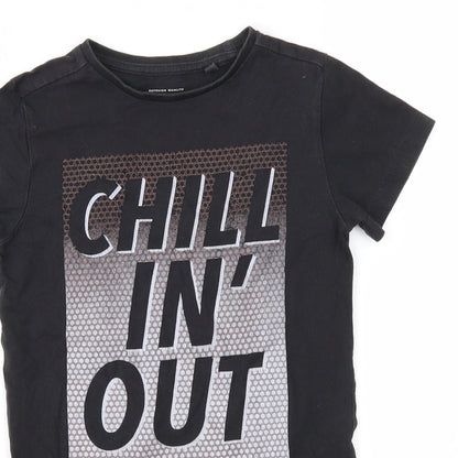 NEXT Girls Black   Basic T-Shirt Size 5 Years
