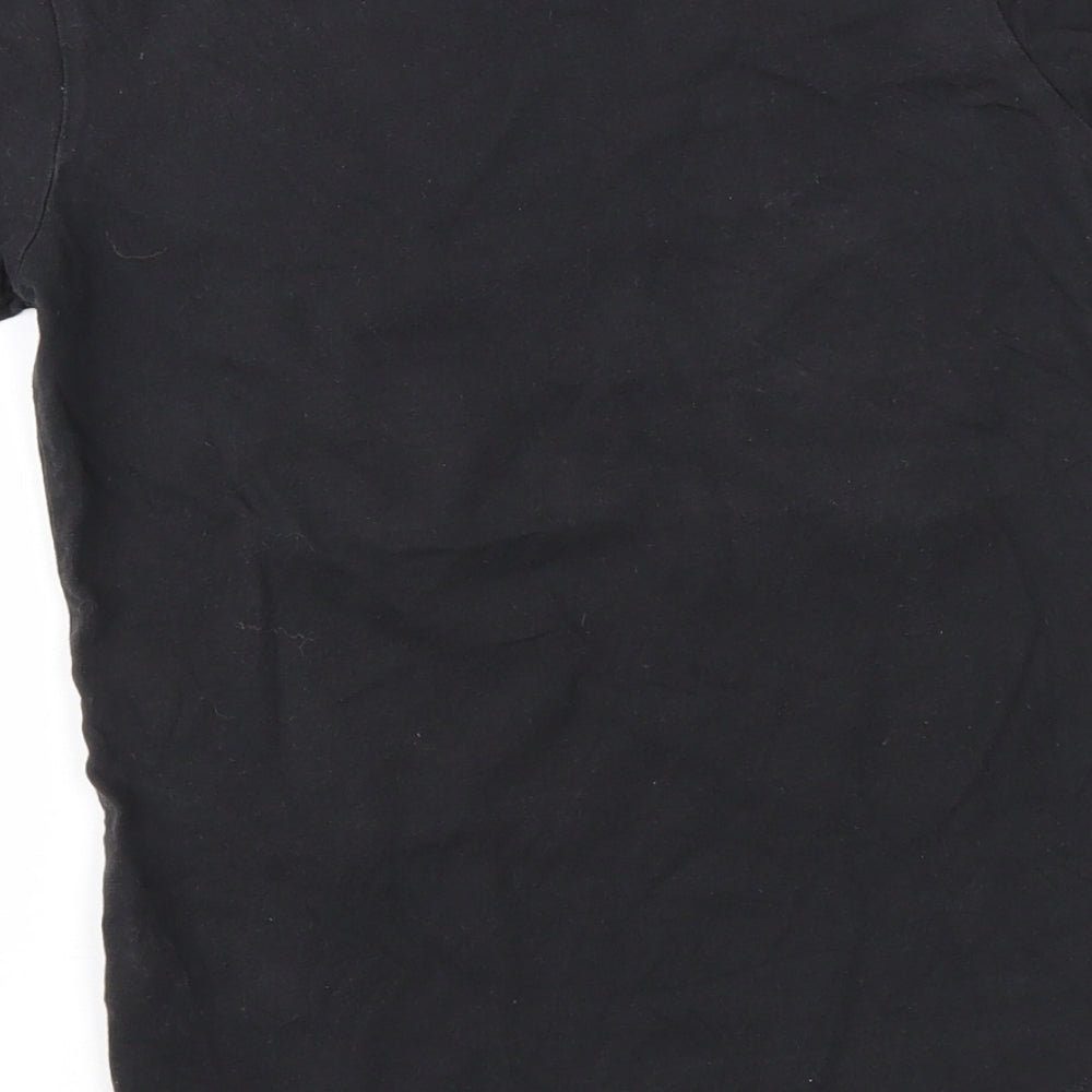 NEXT Girls Black   Basic T-Shirt Size 5 Years