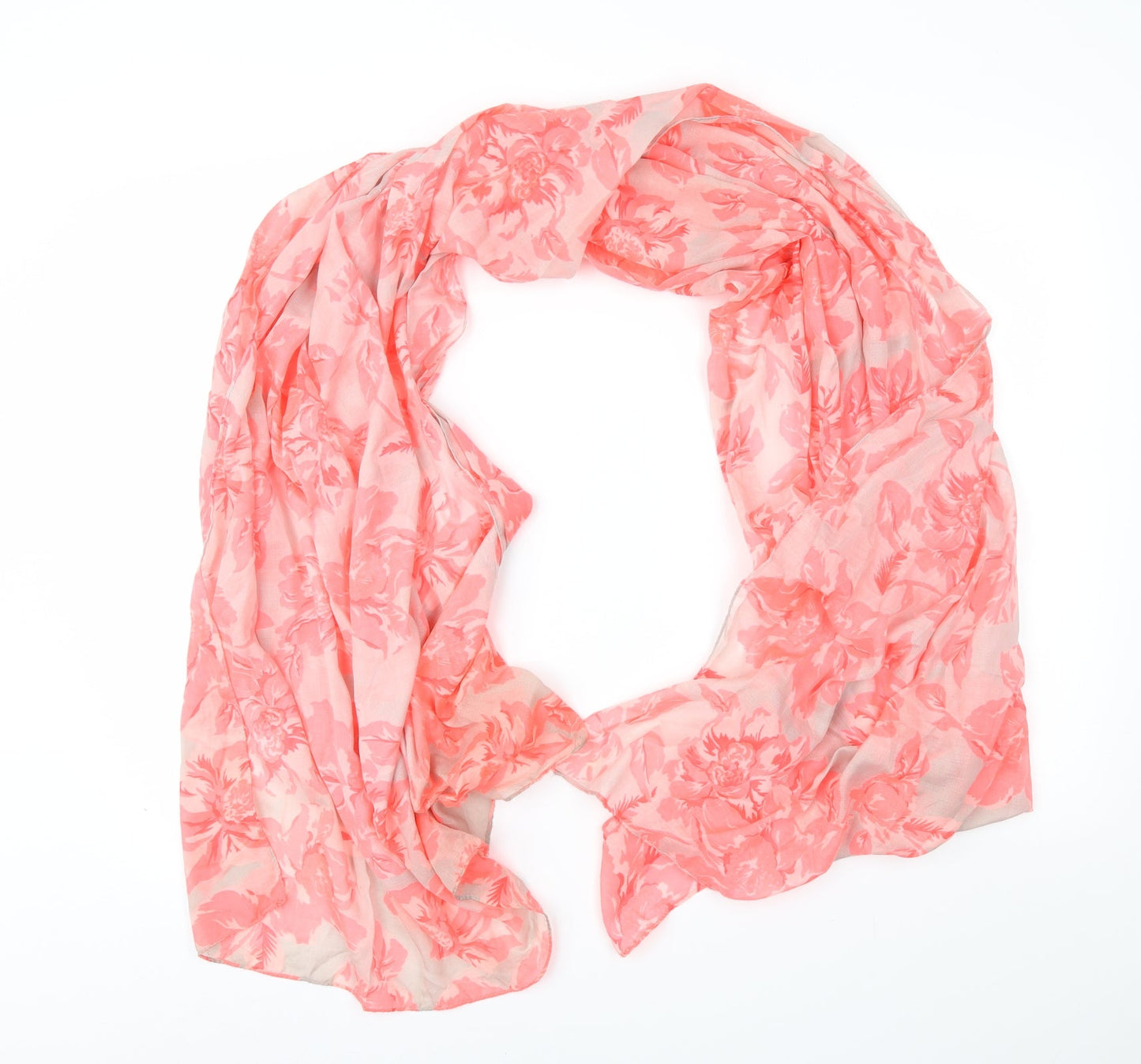 Preworn Womens Grey Floral   Shawl/Wrap
