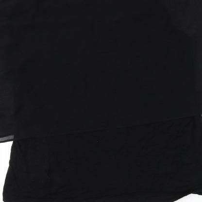 FOREVER 21 Womens Black   Basic Blouse Size M