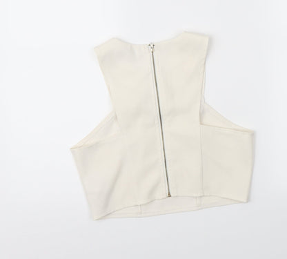 Cameo Rose Womens Ivory   Basic Blouse Size 8