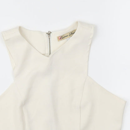 Cameo Rose Womens Ivory   Basic Blouse Size 8