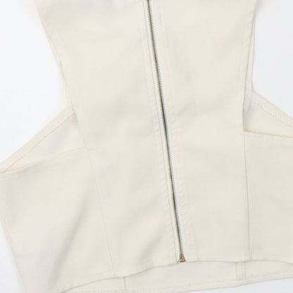 Cameo Rose Womens Ivory   Basic Blouse Size 8