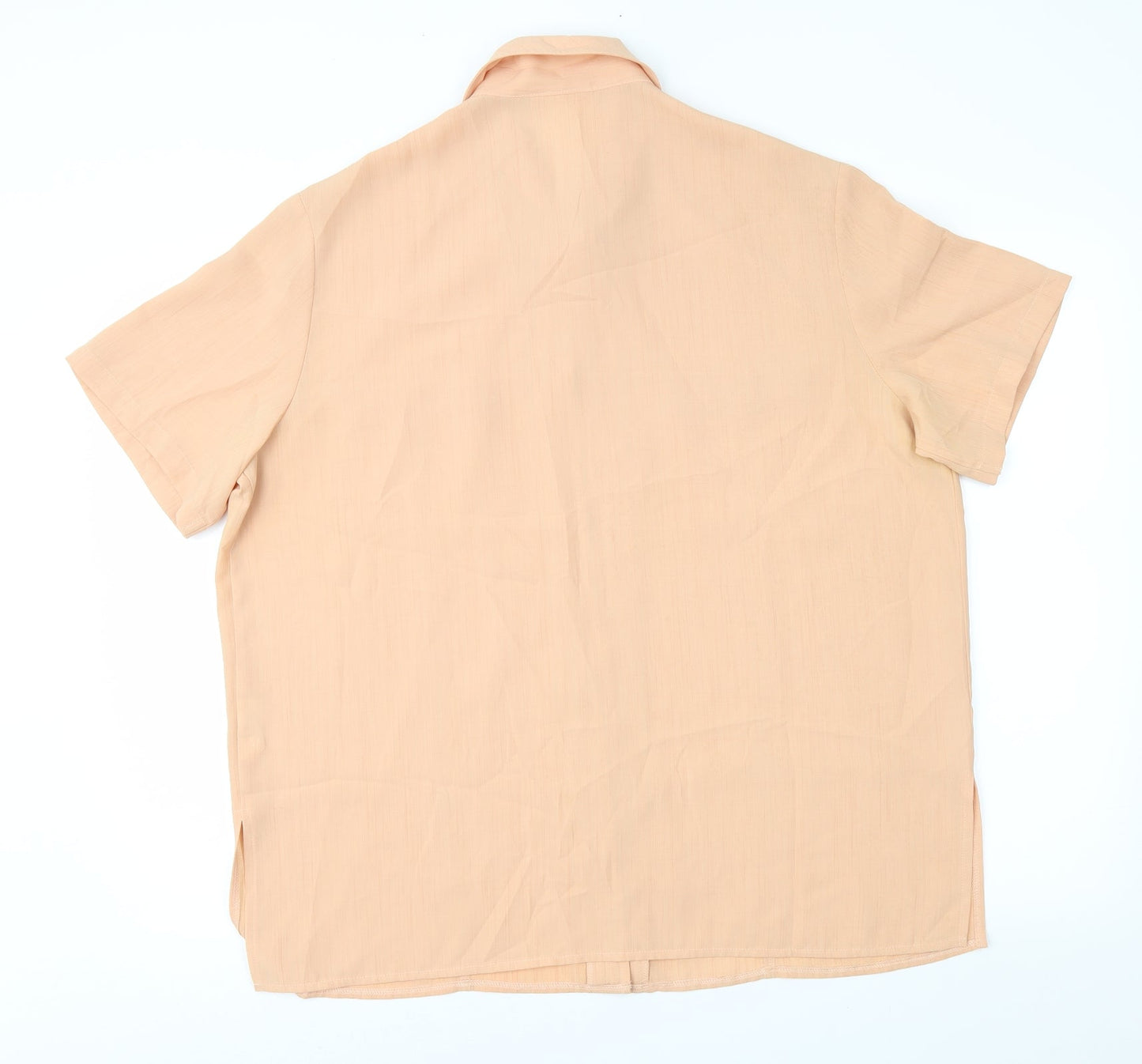Bonmarché Womens Orange   Basic Button-Up Size 16