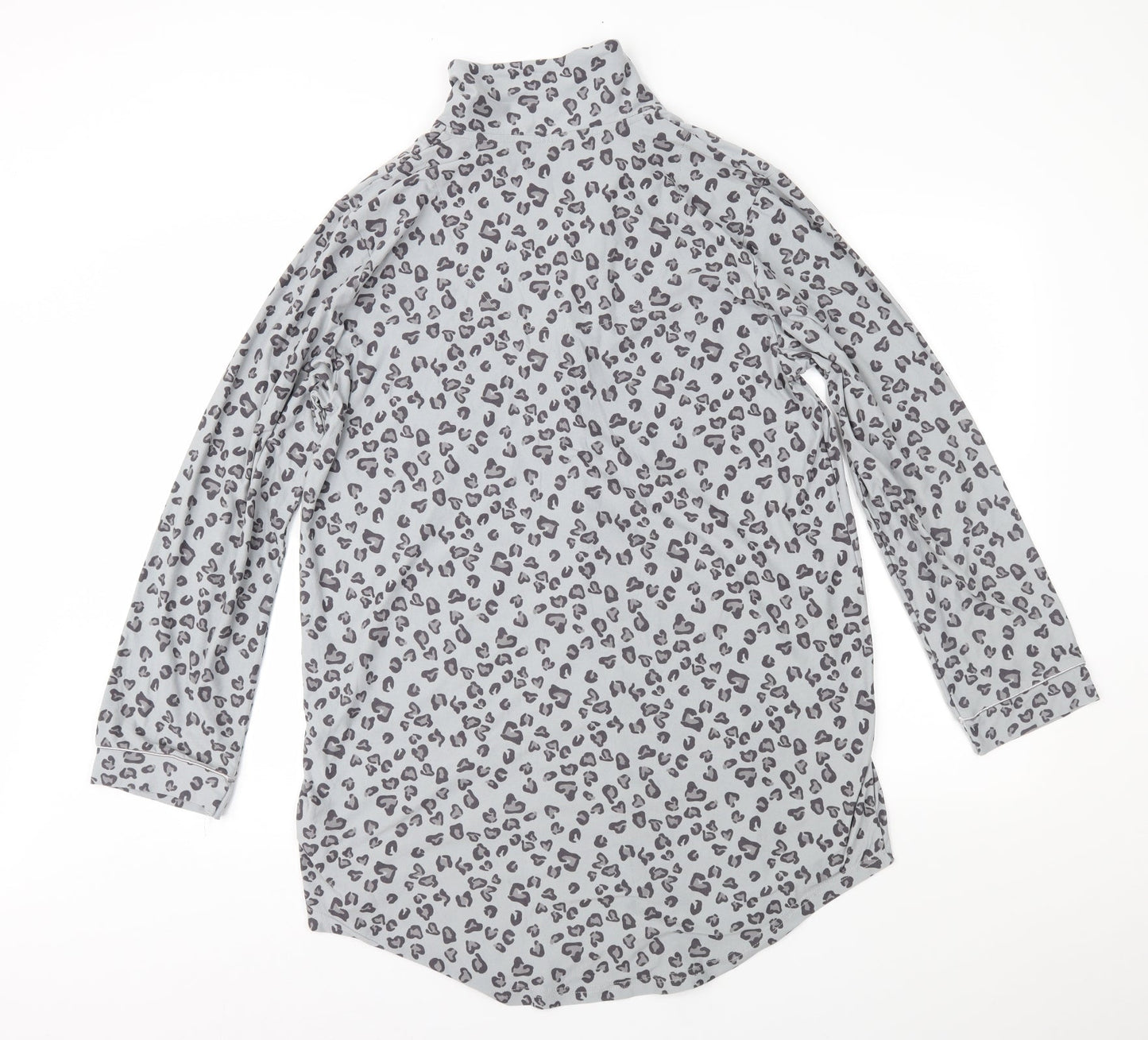 Love To Lounge Womens Grey Animal Print   Nightshirt Size S