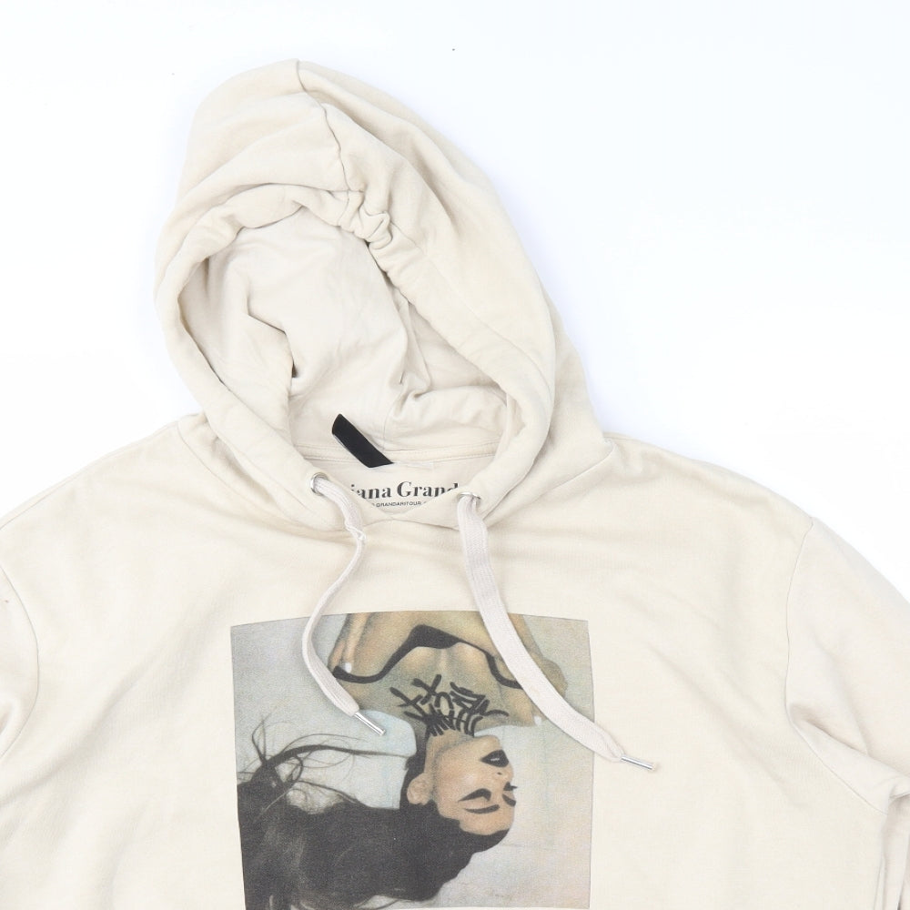 Divided Womens Beige   Pullover Hoodie Size M