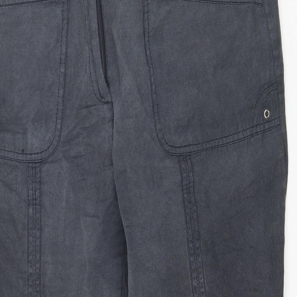 Bonita Womens Grey   Cropped Trousers Size 32 in L24 in