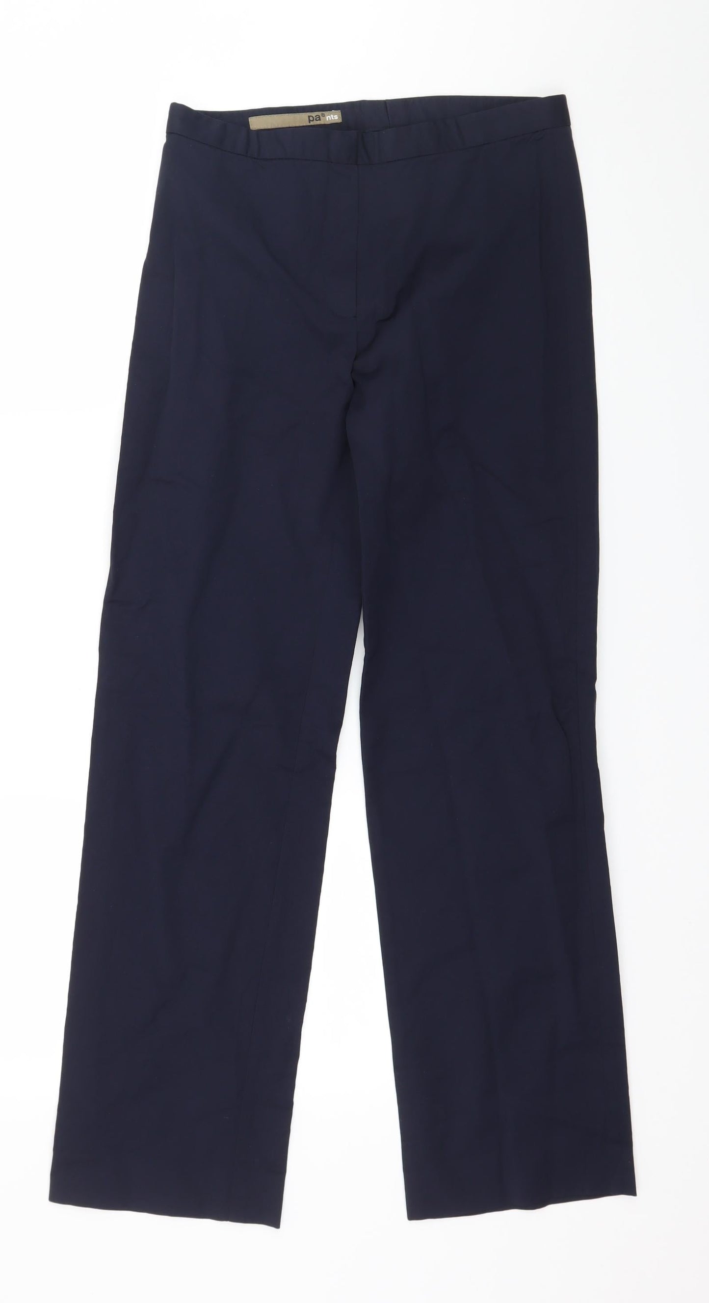 Pants Womens Blue   Trousers  Size 8 L29 in
