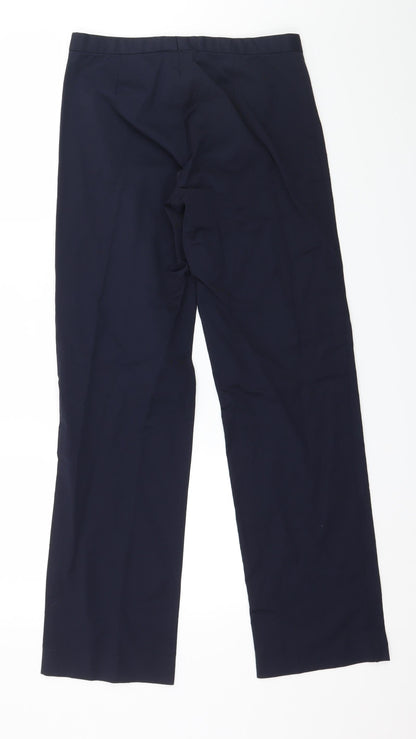 Pants Womens Blue   Trousers  Size 8 L29 in