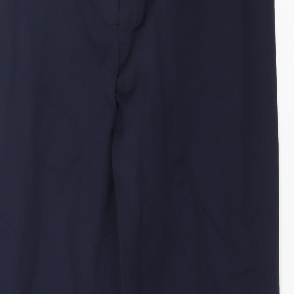 Pants Womens Blue   Trousers  Size 8 L29 in