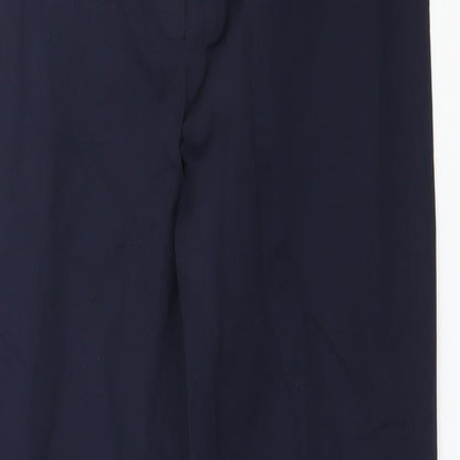 Pants Womens Blue   Trousers  Size 8 L29 in