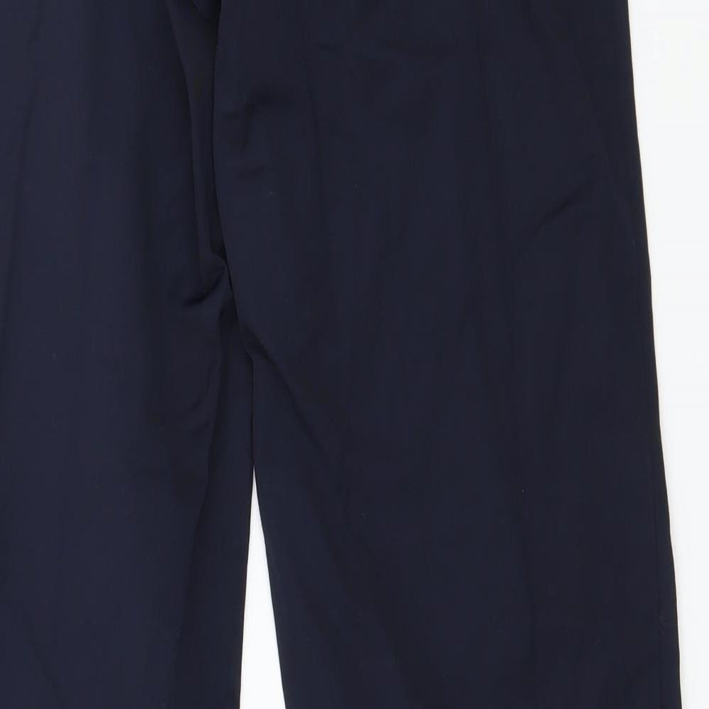 Pants Womens Blue   Trousers  Size 8 L29 in