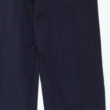 Pants Womens Blue   Trousers  Size 8 L29 in