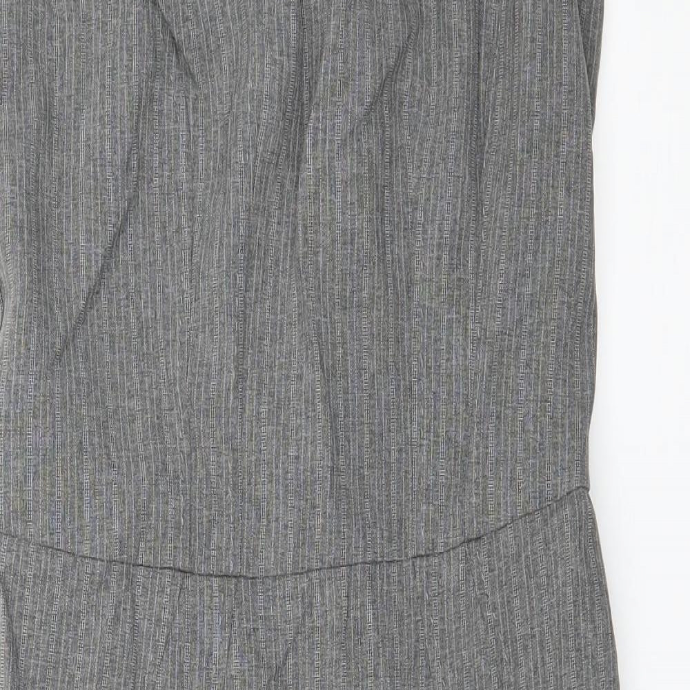 F&F Womens Grey Striped  Sheath  Size 8