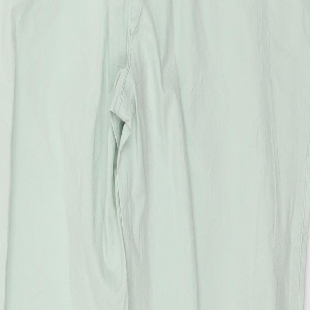 Malva Womens Green   Cropped Trousers Size 34 in L27 in