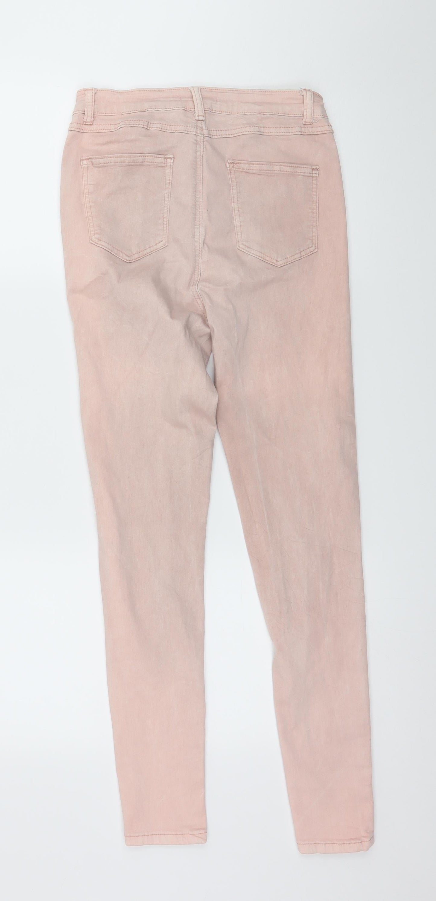 Goodies Womens Pink  Denim Skinny Jeans Size 10 L27 in